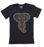 Rhinestone Elephant T-Shirt: Mandala Style Wildlife Tee