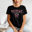 Nurse Life Rhinestone T-Shirt: Pink Ribbon Bow, Healthcare Apparel
