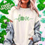 Rhinestone Love Clover T-Shirt: Retro St. Patrick's Day Tee