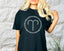 Rhinestone Aries Zodiac T-Shirt: Astrology Birthday Gift