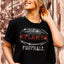Atlanta Rhinestone Football T-Shirt: Game Day Glitter Bling Tee