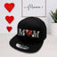 Rhinestone Heart Mom Snapback Hat: Sparkly Bling Baseball Cap