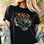 Rhinestone Tiger T-Shirt: Sparkly Animal Lover Gift