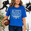 Detroit Rhinestone Football Shirt: Trendy Game Day Tee