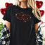 Cute Smiling Hearts Rhinestone Shirt: Funny Valentine Bling Sweatshirt
