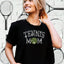 Tennis Mom Rhinestone Shirt: Tennis T-shirt for Womens
