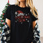 Christmas Crew Rhinestone Shirt: Xmas Family Matching Sweatshirt