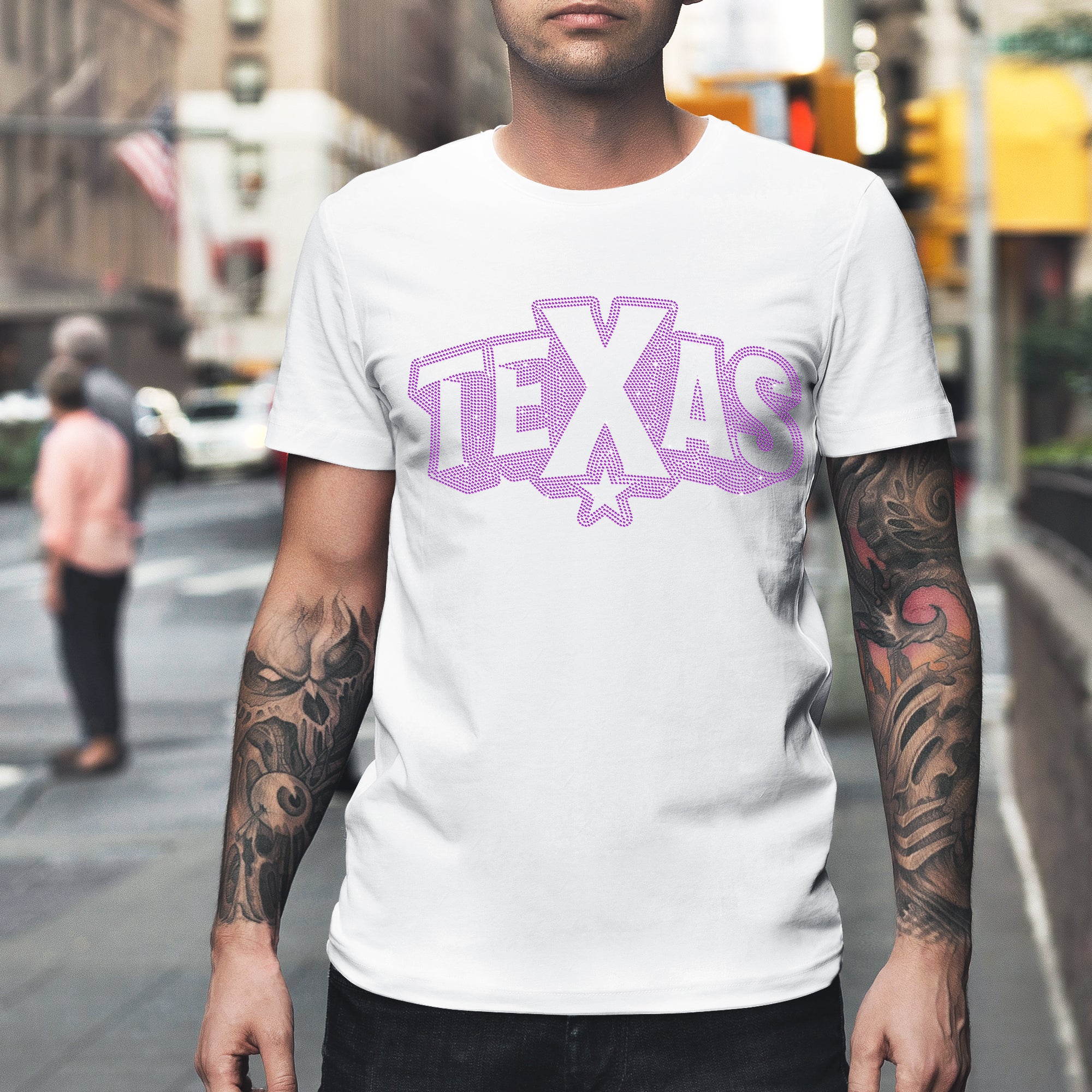 Texas 1 Rhinestone T-Shirt