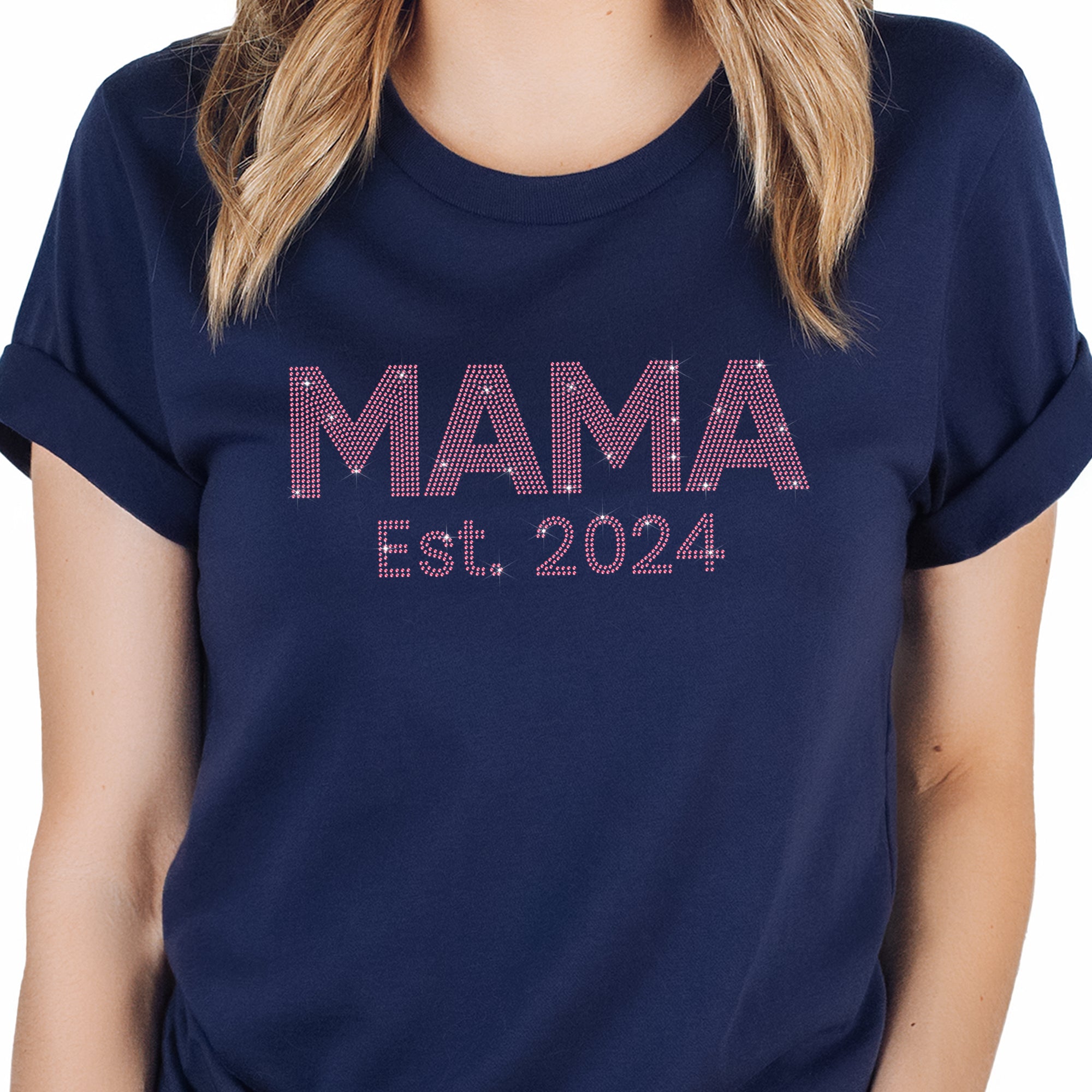 MAMA Rhinestone T-Shirt