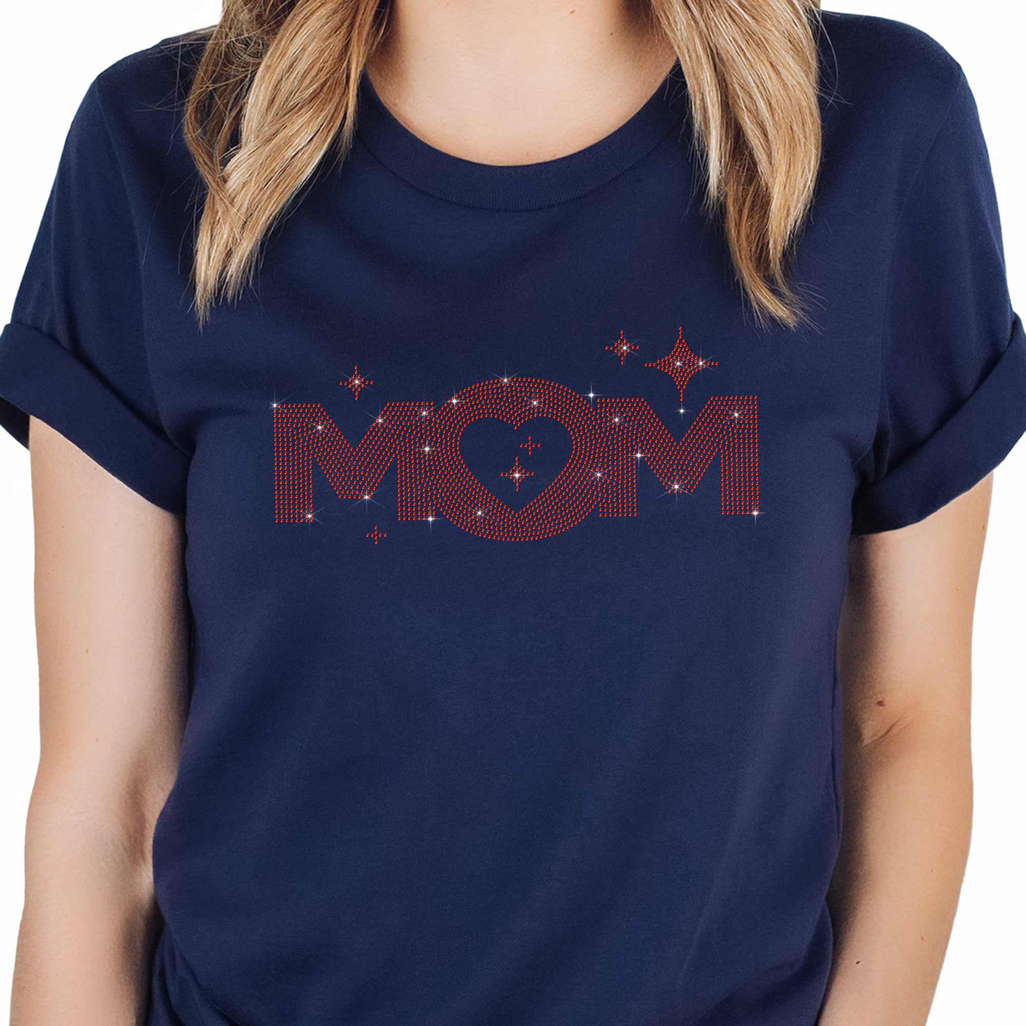 MOM 2 Rhinestone T-Shirt