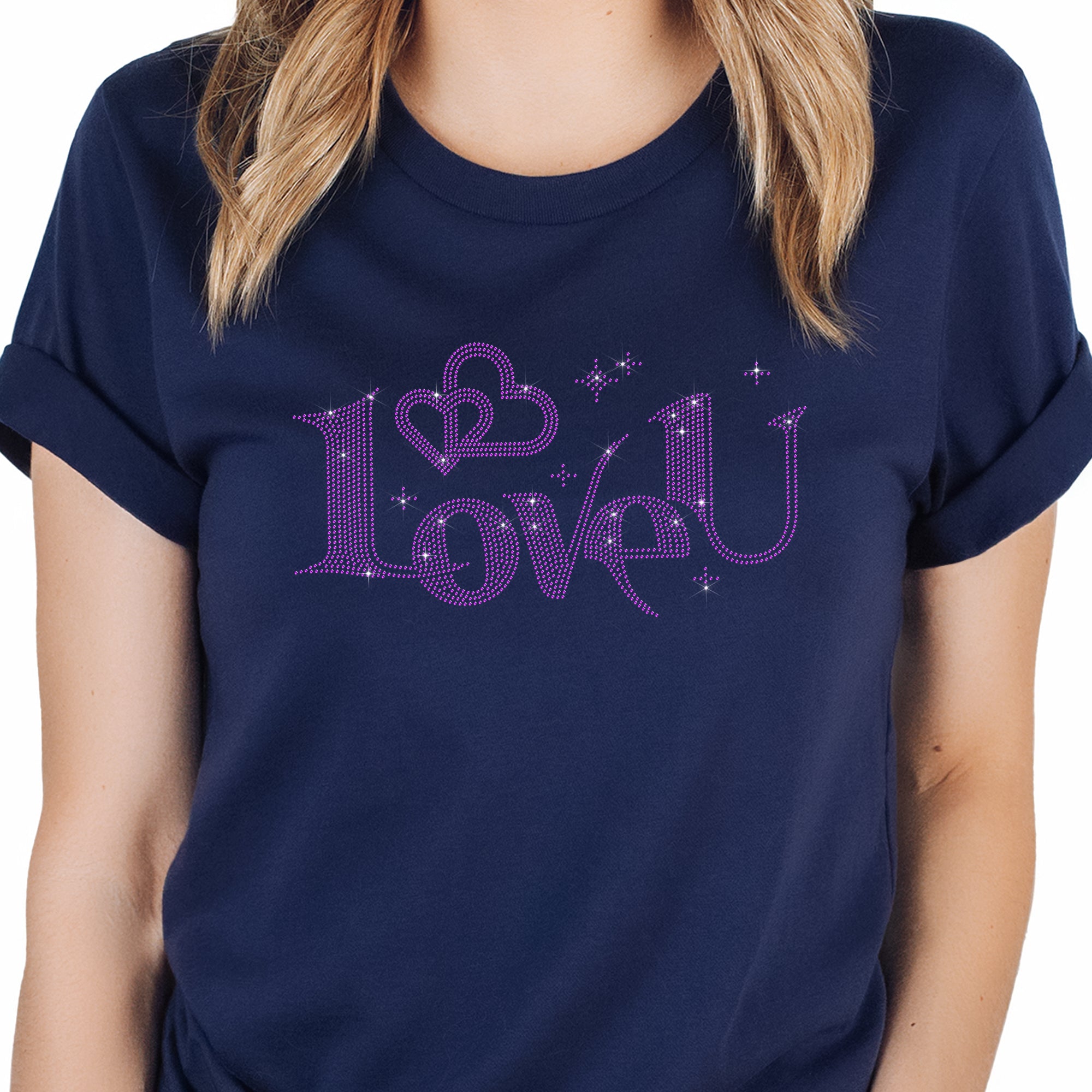 Love You Rhinestone T-Shirt