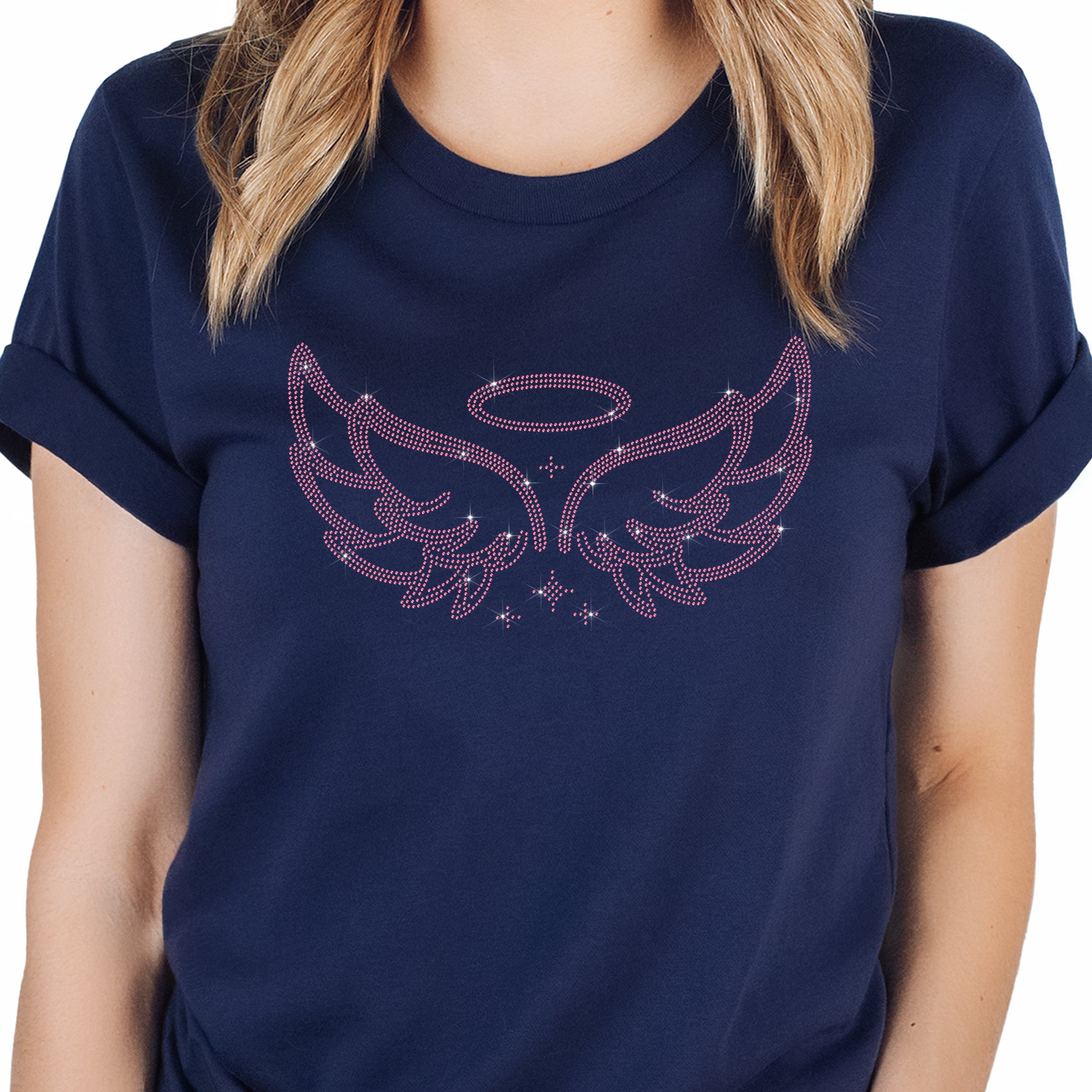 Wings Rhinestone T-Shirt