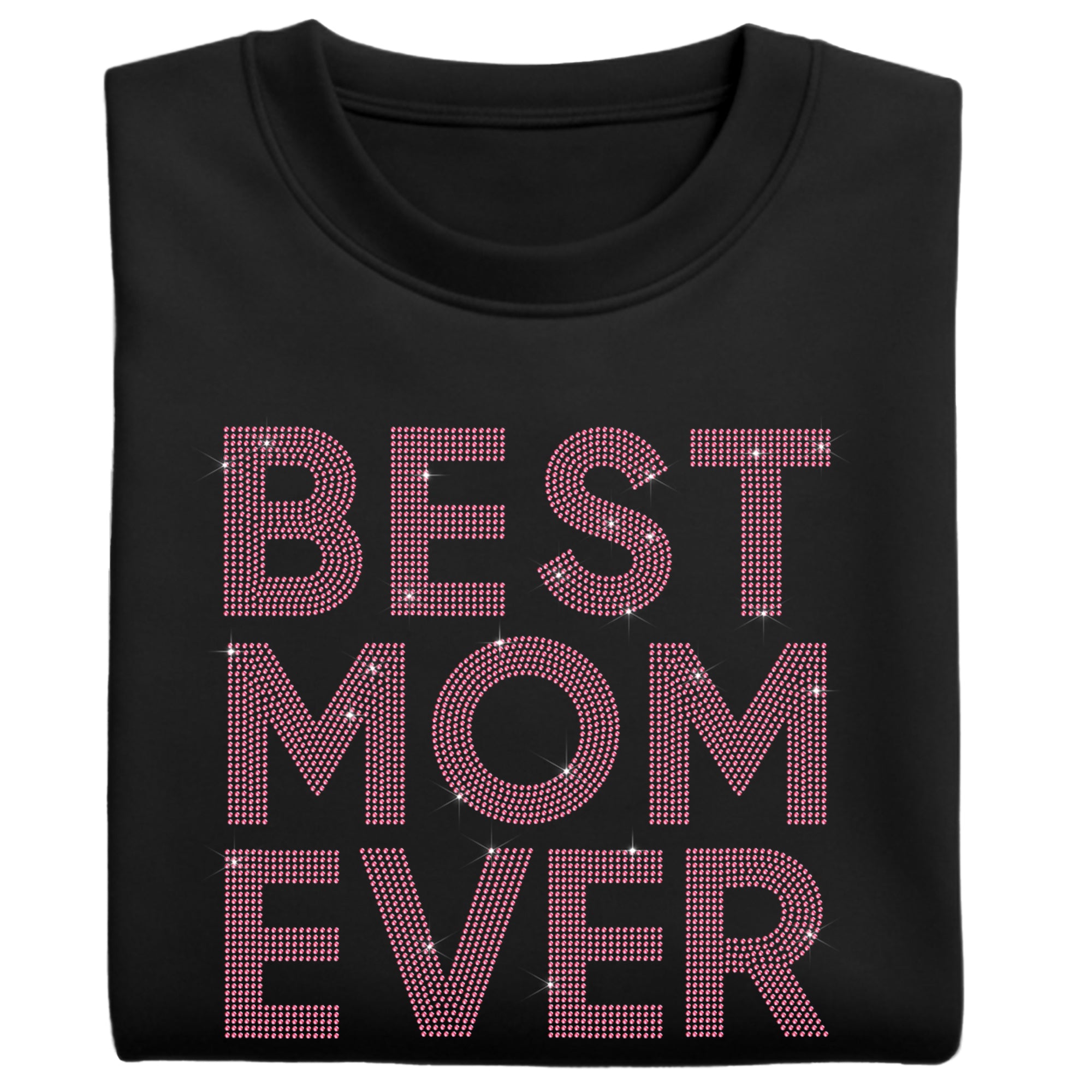 BEST MOM EVER Rhinestone T-Shirt