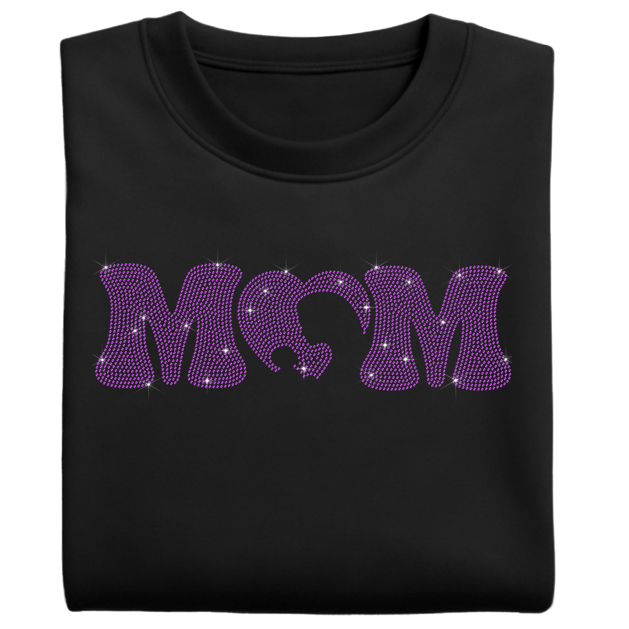 MOM Rhinestone T-Shirt