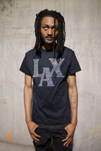 Los Angeles LAX Rhinestone T-Shirt – Sparkle Bling LA Tee