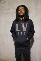 LV 777 Rhinestone Hoodie – Sparkle Bling Lucky Hoodie