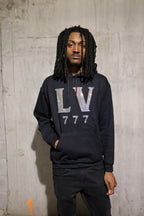 LV 777 Rhinestone Hoodie – Sparkle Bling Lucky Hoodie