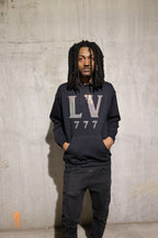 LV 777 Rhinestone Hoodie – Sparkle Bling Lucky Hoodie