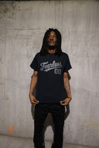 Fearless Rhinestone T-Shirt – Sparkle Bling Motivational Tee