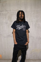 Fearless Rhinestone T-Shirt – Sparkle Bling Motivational Tee