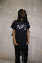 Fearless Rhinestone T-Shirt – Sparkle Bling Motivational Tee