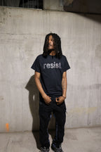 Resist Rhinestone Sparkle Political Protest T-Shirt