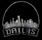 Dallas City Skyline Silhouette Rhinestone Bling T-Shirt, City souvenir Sweatshirt, Custom City Shirt, Aesthetic Vintage Western Tee-Shirt