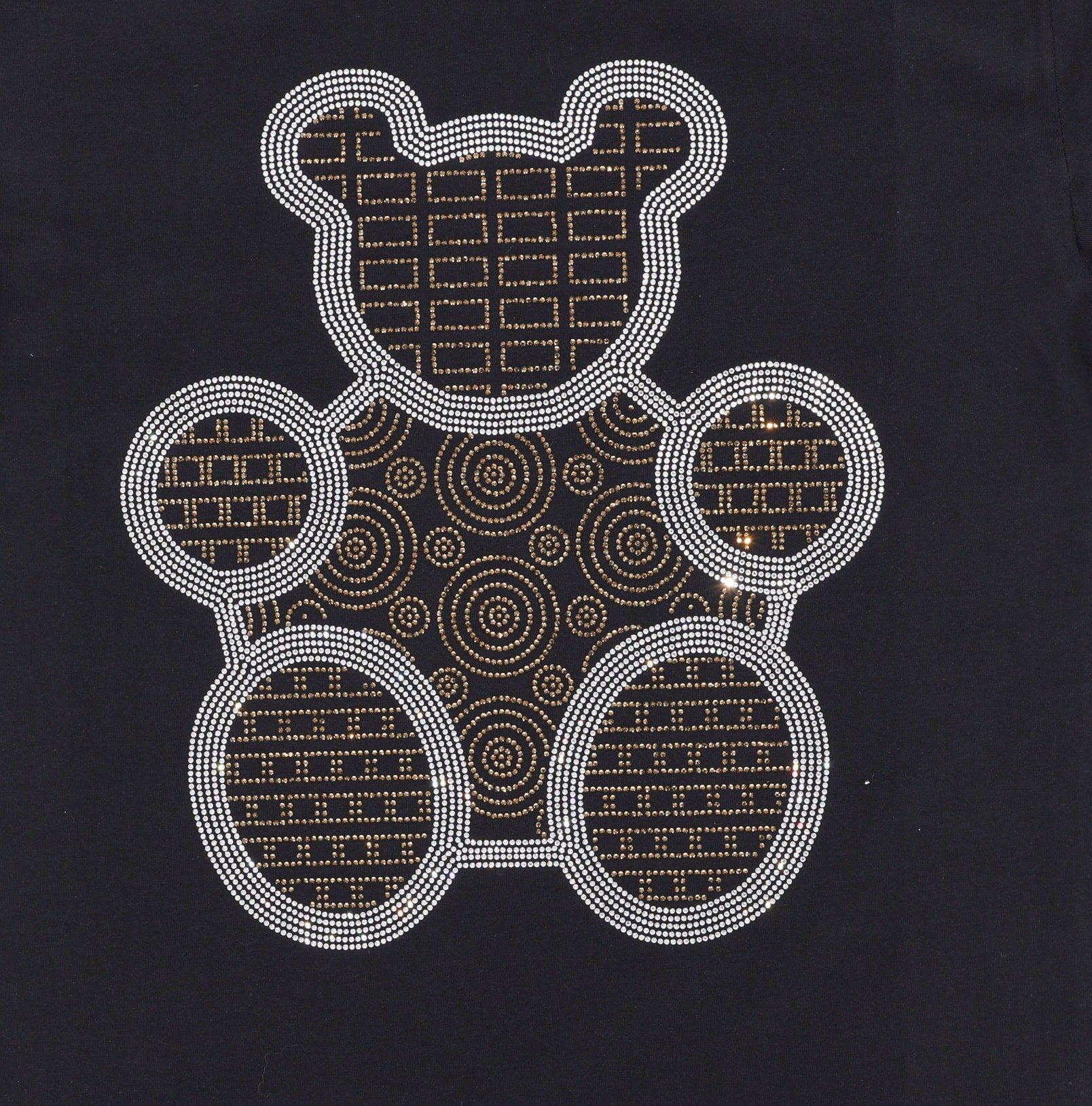 Rhinestone Teddy Bear T-Shirt: Custom Design Apparel