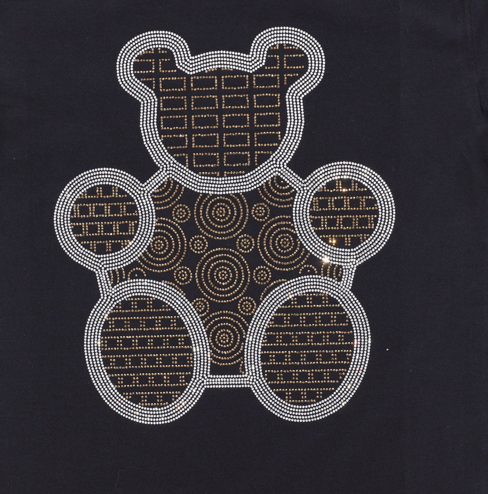 Rhinestone Teddy Bear T-Shirt: Custom Design Apparel Secondary image