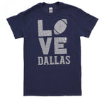 Dallas Shirt, Rhinestone T-shirt, Game Day Shirt, Womens Football Tshirt, Texas gifts, Bling Bling Tee, Dallas Football,