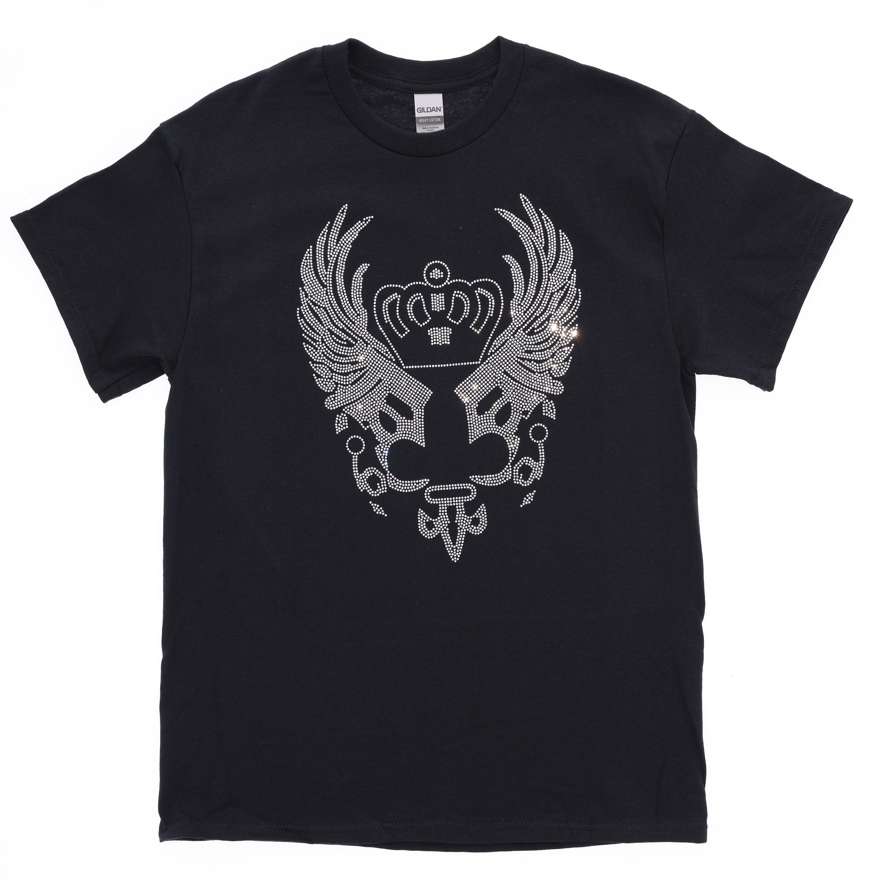 Rhinestone Eagle Wings Crown T-Shirt: Women's Bling Tee Main image