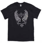 Rhinestone Eagle Wings Crown T-Shirt: Women's Bling Tee