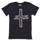 Rhinestone Jesus Cross T-Shirt: Christian Sparkle Apparel