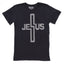 Rhinestone Jesus Cross T-Shirt: Christian Sparkle Apparel