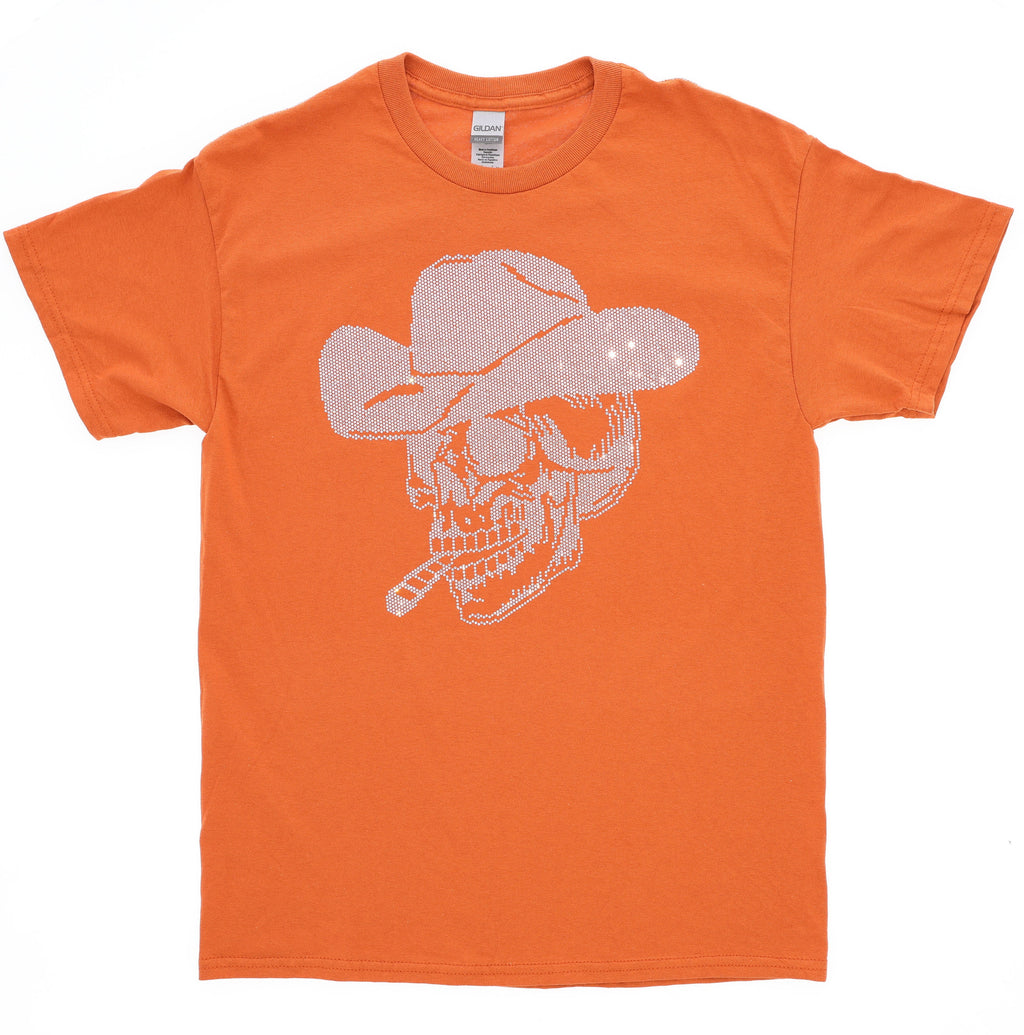 Rhinestone Cowboy Skull T-Shirt: Western Skeleton Gift