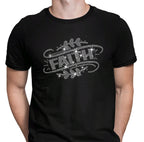 Faith Rhinestone T-Shirt: Christian Gift, Love & Grace