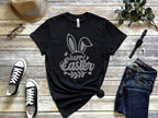 Happy Easter Bunny Rhinestone T-Shirt: Sparkle Easter Gift