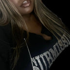 Custom Rhinestone V-neck T-shirt: Personalized Bling Tee