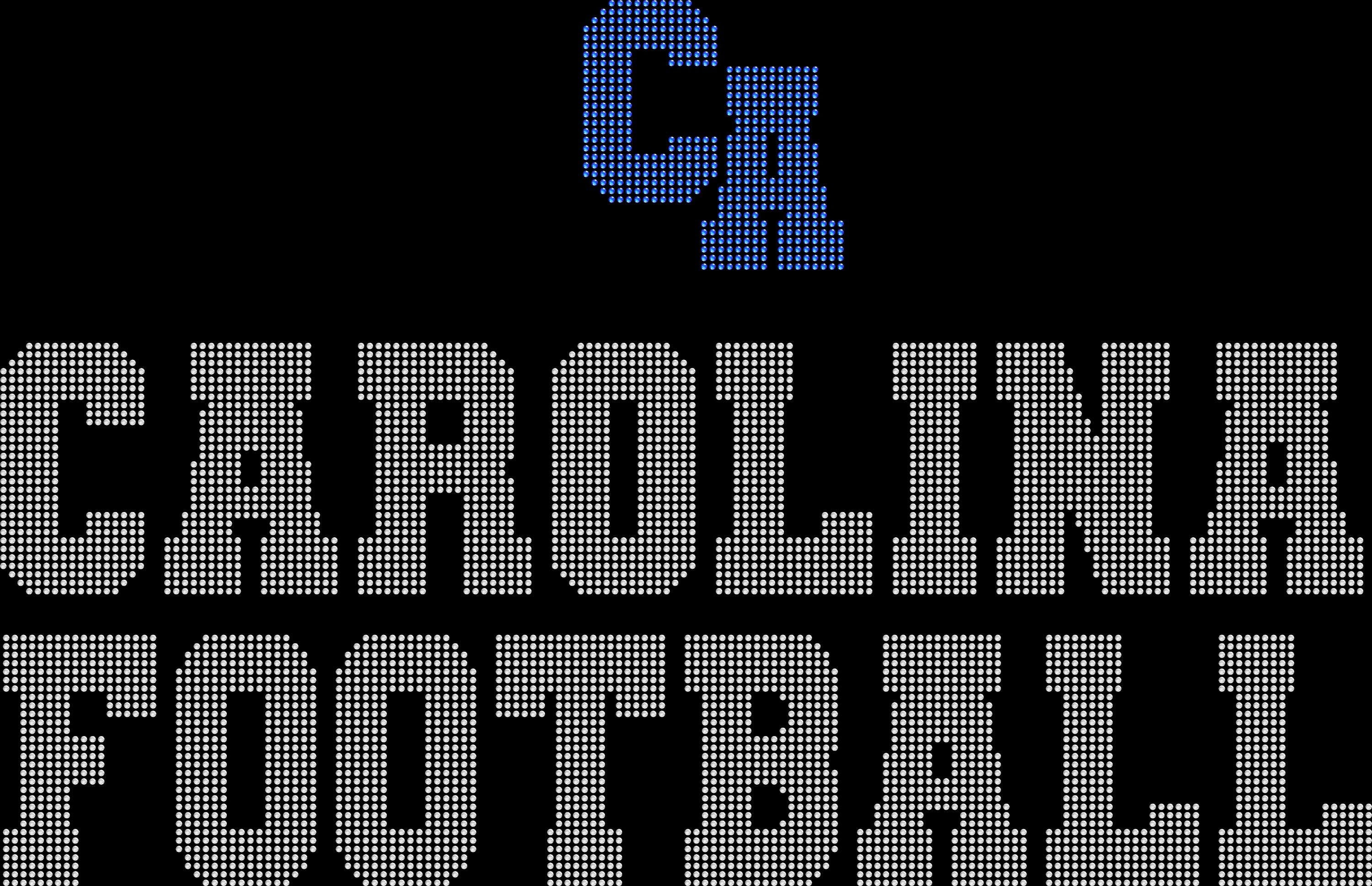 Carolina Rhinestone Football Leggings: Game Day Yoga Pants