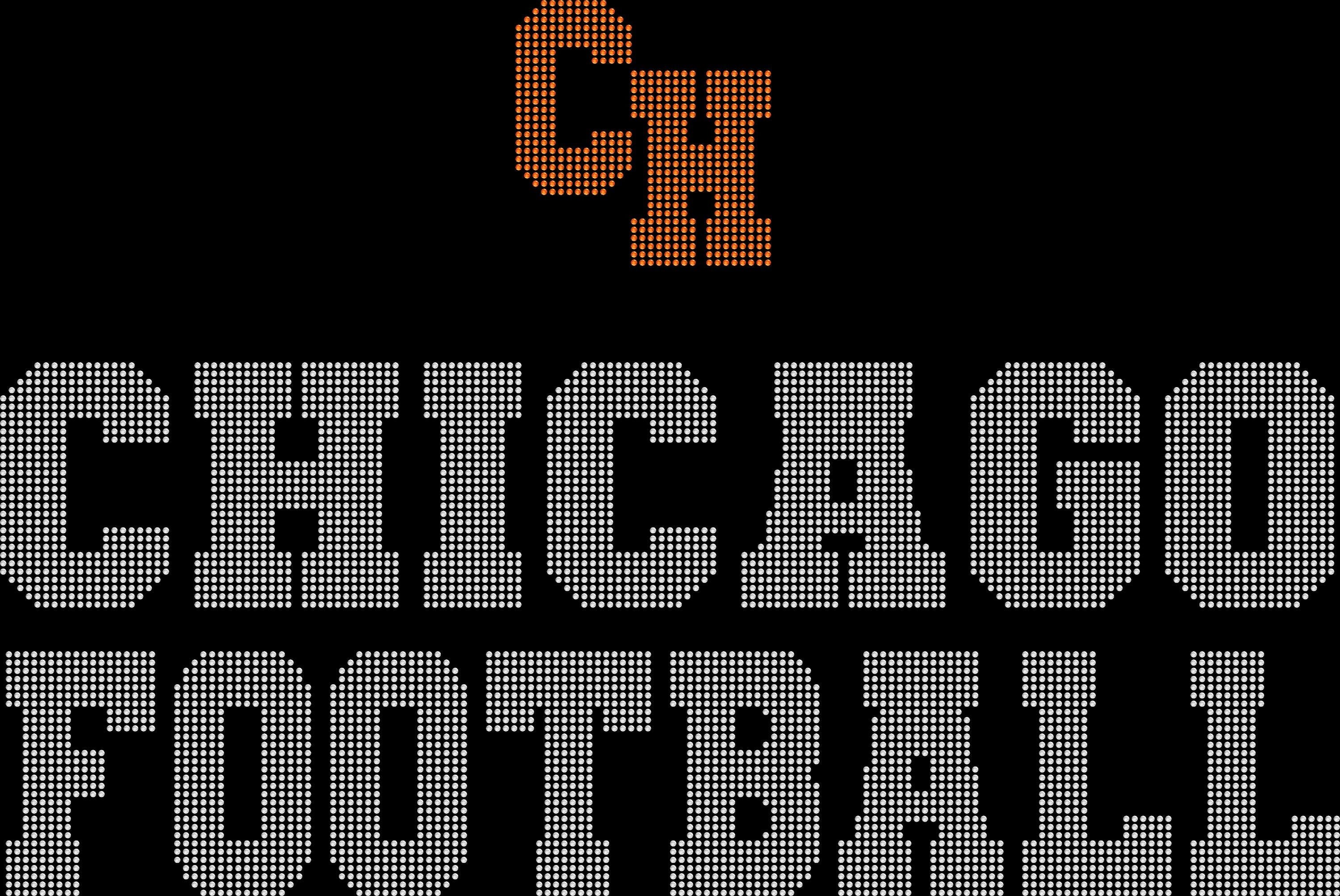 Chicago Rhinestone Football Leggings: Game Day Yoga Pants