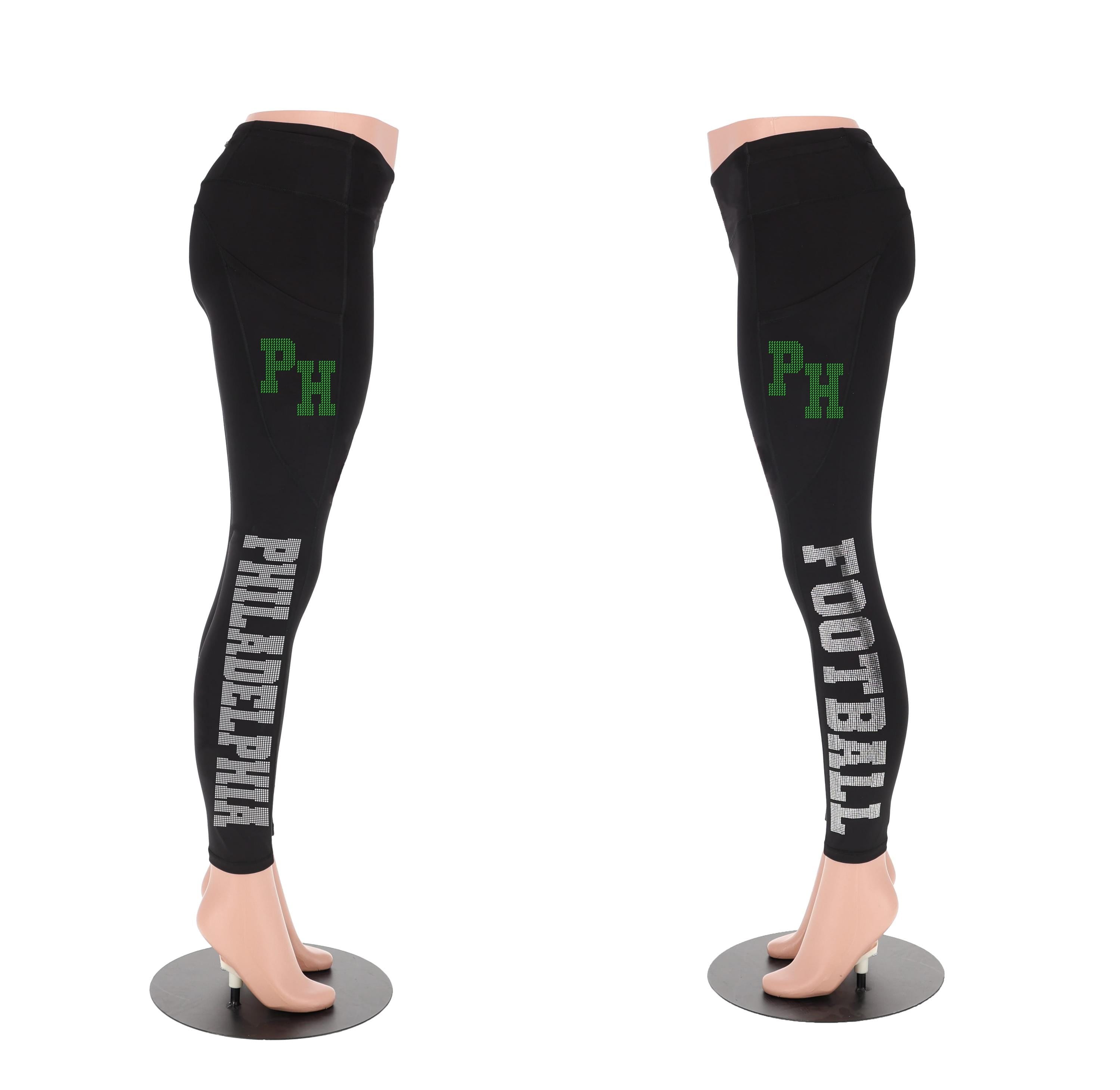 Philadelphia Rhinestone Football Leggings: Bling Game Day Pants