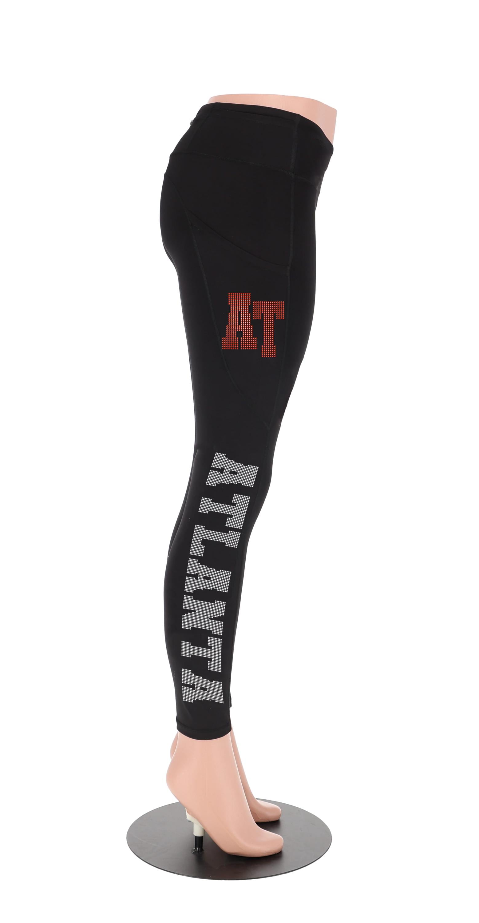 Atlanta Rhinestone Football Leggings: Game Day Yoga Pants