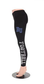 Buffalo Rhinestone Football Leggings: Game Day Yoga Pants with Pocket