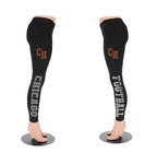 Chicago Rhinestone Football Leggings: Game Day Yoga Pants