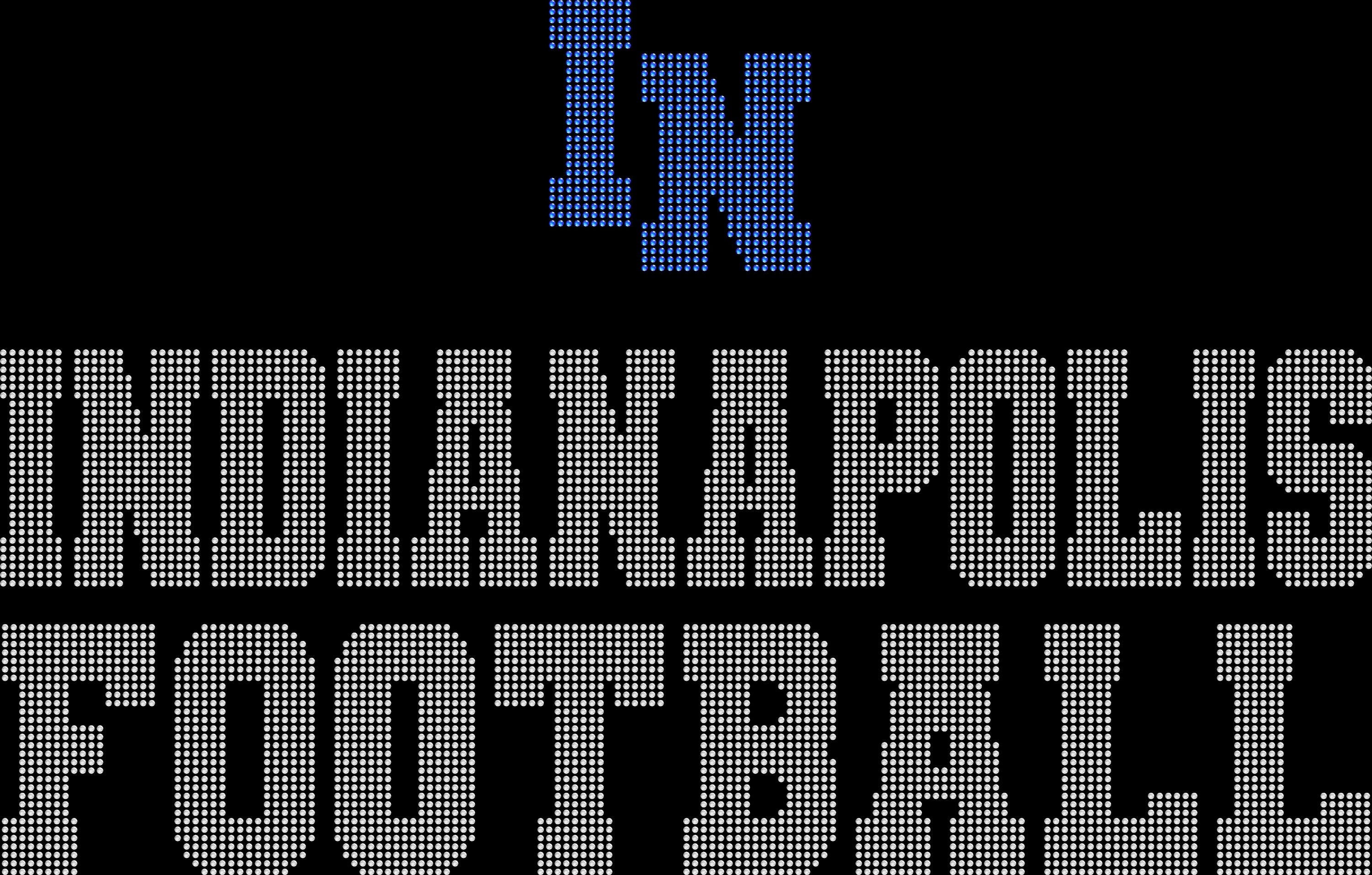Indianapolis Rhinestone Football Leggings: Bling Tailgate Yoga Pants