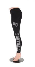 New Orleans Rhinestone Football Leggings: Game Day Bling