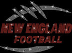 New England Football Rhinestone T-Shirt: Game Day Tee