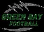 Green Bay Rhinestone Football T-Shirt: Game Day Souvenir