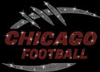 Chicago Football Rhinestone T-Shirt: Retro Game Day Apparel