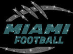 Miami Football Rhinestone T-Shirt: Game Day Tailgate Tee